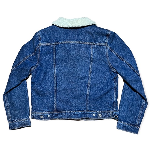 Levi’s Women’s Original Sherpa Trucker Jacket #36136-0037 Sz M - Picture 6 of 17